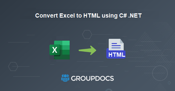 Excel 转 HTML
