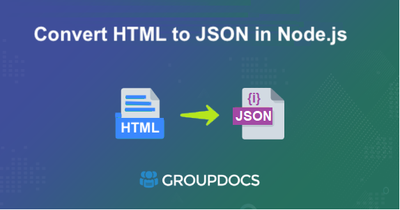 html to json